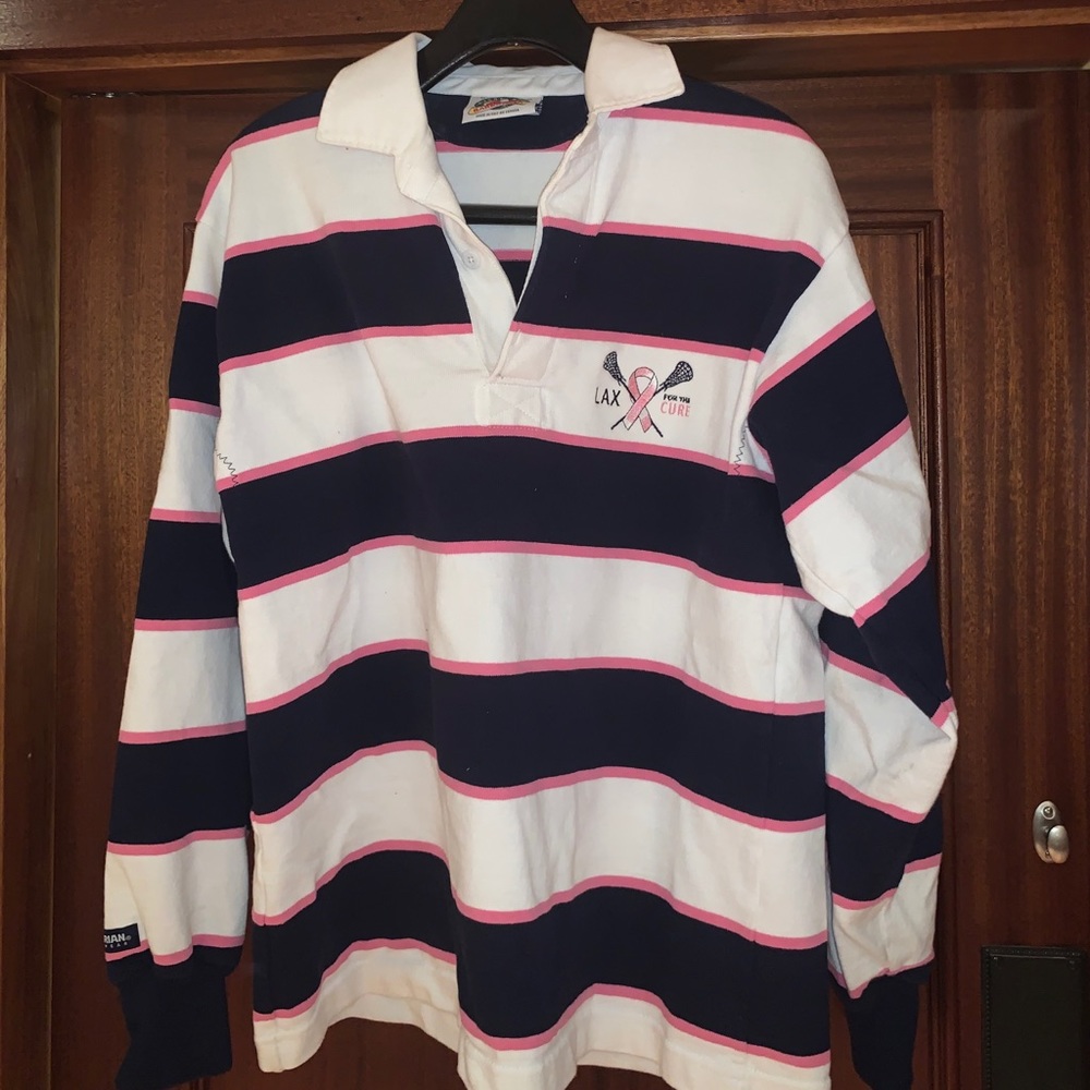 Breast Cancer Rugby Pullover